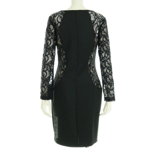 BLACK SEXY COCKTAIL DRESS SZ 6 - Picture 4 of 5